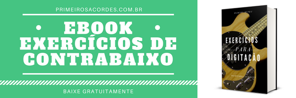5 aulas de exercícios de digitação no contrabaixo