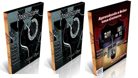 3 dvds violao propaganda